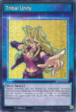 Tribal Unity [SBC2-ENS08] Common - Yu-Gi-Oh! - Card Brawlers | Quebec | Canada |