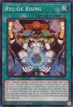Ryu-Ge Rising (SR) [CRBR-EN035] Super Rare - Yu-Gi-Oh! - Card Brawlers | Quebec | Canada |