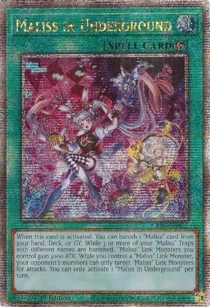 Maliss in Underground (Quarter Century Secret Rare) [CRBR-EN021] Quarter Century Secret Rare - Yu-Gi-Oh! - Card Brawlers | Quebec | Canada |