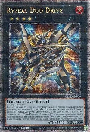 Ryzeal Duo Drive (Quarter Century Secret Rare) [CRBR-EN006] Quarter Century Secret Rare - Yu-Gi-Oh! - Card Brawlers | Quebec | Canada |