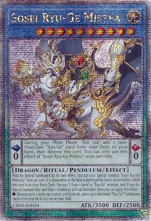 Sosei Ryu-Ge Mistva (Quarter Century Secret Rare) [CRBR-EN034] Quarter Century Secret Rare - Yu-Gi-Oh! - Card Brawlers | Quebec | Canada |