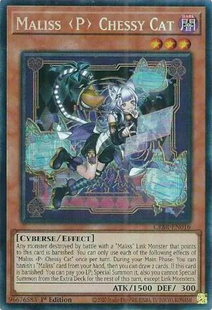 Maliss P Chessy Cat [CRBR-EN016] Collector's Rare - Yu-Gi-Oh! - Card Brawlers | Quebec | Canada |