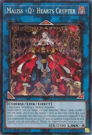 Maliss Q Hearts Crypter [CRBR-EN020] Collector's Rare - Yu-Gi-Oh! - Card Brawlers | Quebec | Canada |