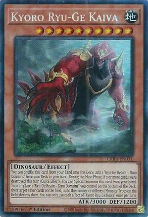 Kyoro Ryu-Ge Kaiva [CRBR-EN031] Collector's Rare - Yu-Gi-Oh! - Card Brawlers | Quebec | Canada |