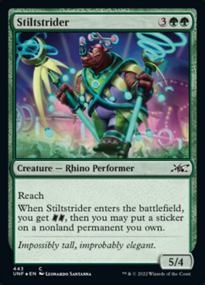 Stiltstrider (Galaxy Foil) [Unfinity] - Magic: The Gathering - Card Brawlers | Quebec | Canada |