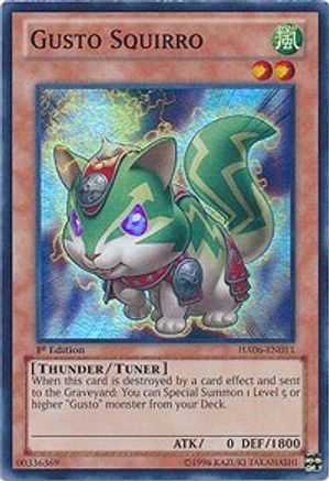 Gusto Squirro [HA06-EN011] Super Rare - Yu-Gi-Oh! - Card Brawlers | Quebec | Canada |