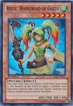 Reeze, Whirlwind of Gusto [HA06-EN012] Super Rare - Yu-Gi-Oh! - Card Brawlers | Quebec | Canada |