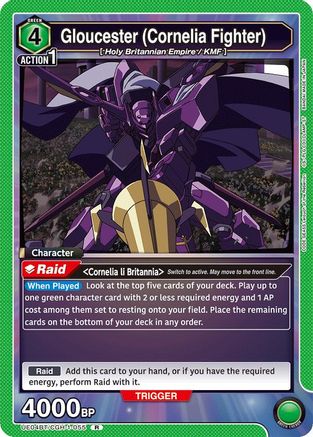 Gloucester (Cornelia Fighter) (UE04BT/CGH-1-055) - UE04BT CODE GEASS Lelouch of the Rebellion Foil - UE04BT: CODE GEASS: Lelouch of the Rebellion - Card Brawlers | Quebec | Canada |
