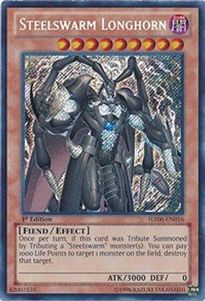 Steelswarm Longhorn [HA06-EN016] Secret Rare - Yu-Gi-Oh! - Card Brawlers | Quebec | Canada |