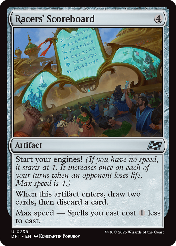 Racers' Scoreboard [Aetherdrift] - Magic: The Gathering - Card Brawlers | Quebec | Canada |