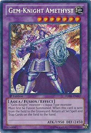 Gem-Knight Amethyst [HA06-EN047] Secret Rare - Yu-Gi-Oh! - Card Brawlers | Quebec | Canada |