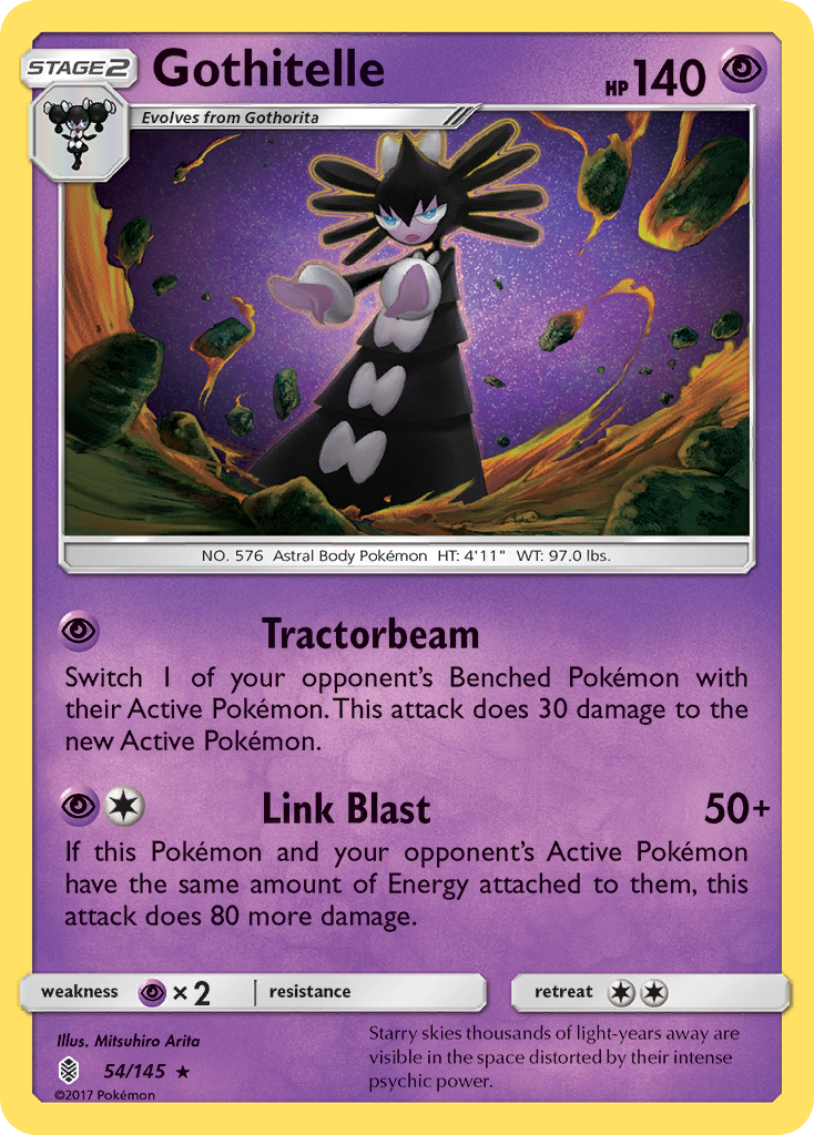 Gothitelle (54/145) [Sun & Moon: Guardians Rising] - Pokémon - Card Brawlers | Quebec | Canada |