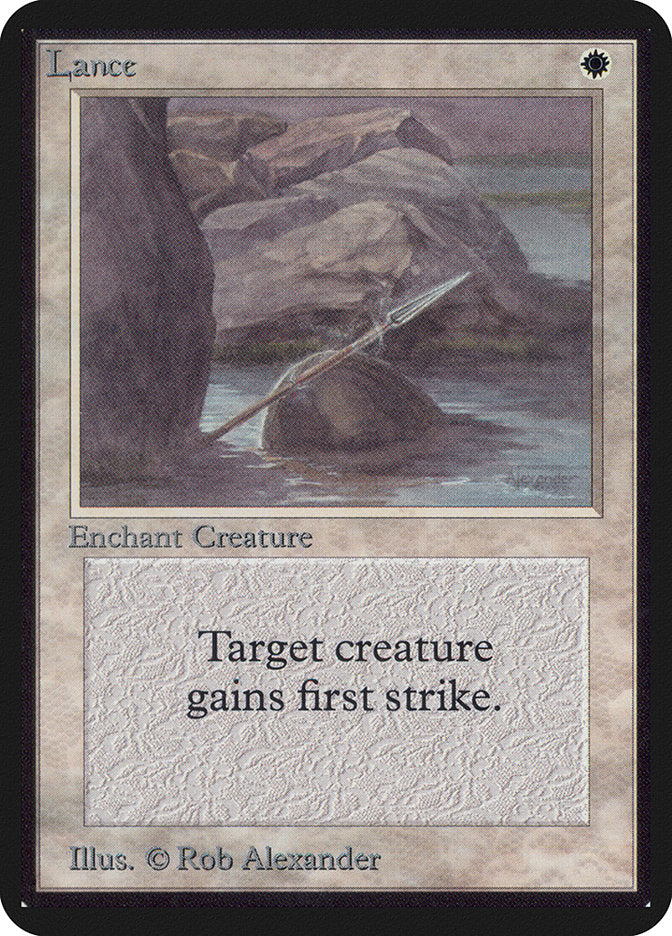 Lance [Alpha Edition] - Magic: The Gathering - Card Brawlers | Quebec | Canada |