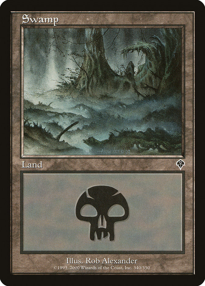 Swamp (340) [Invasion] - Magic: The Gathering - Card Brawlers | Quebec | Canada |