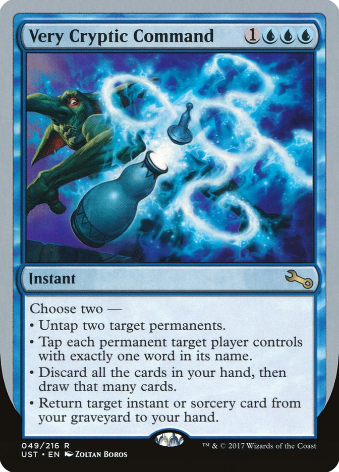 Very Cryptic Command (Untap) [Unstable] - Magic: The Gathering - Card Brawlers | Quebec | Canada |