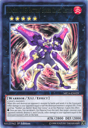 Number C105: Battlin' Boxer Comet Cestus [MP14-EN029] Ultra Rare - Yu-Gi-Oh! - Card Brawlers | Quebec | Canada |
