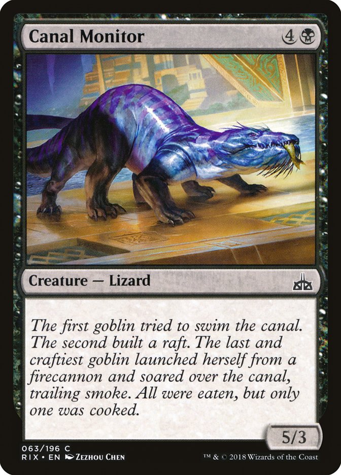 Canal Monitor [Rivals of Ixalan] - Magic: The Gathering - Card Brawlers | Quebec | Canada |