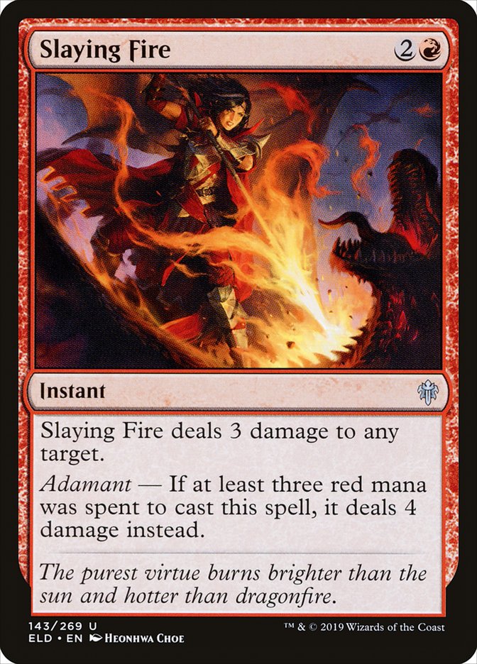 Slaying Fire [Throne of Eldraine] - Magic: The Gathering - Card Brawlers | Quebec | Canada |
