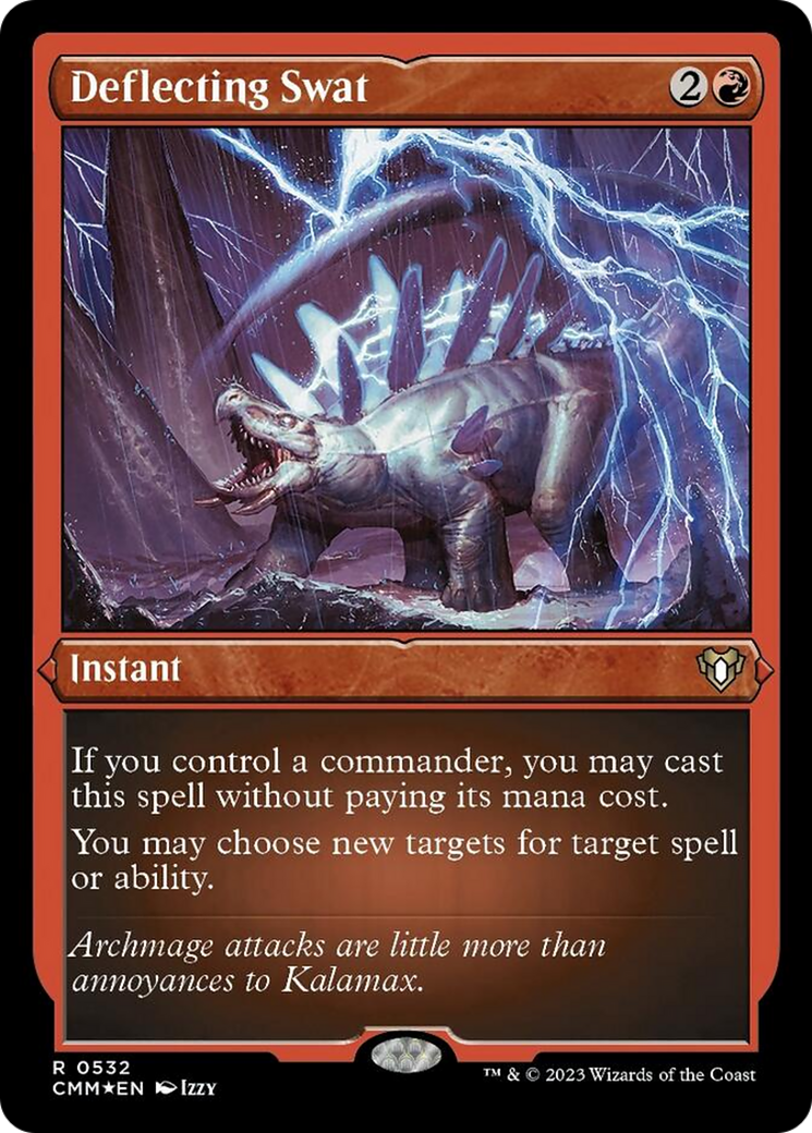 Deflecting Swat (Foil Etched) [Commander Masters] - Magic: The Gathering - Card Brawlers | Quebec | Canada |