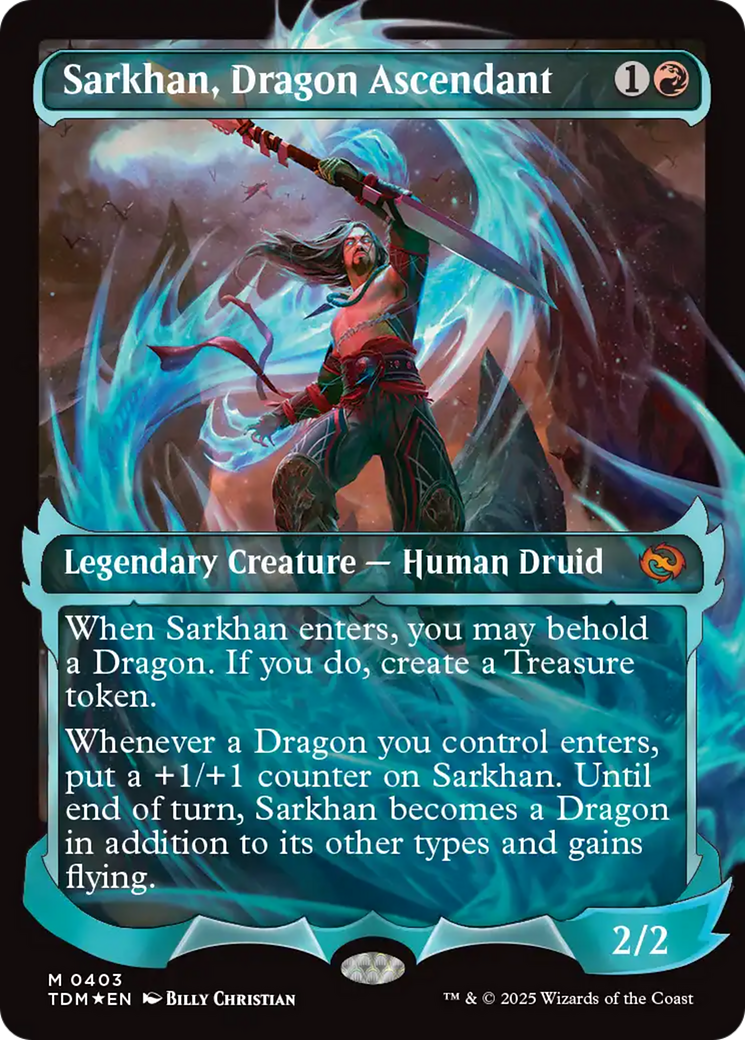 Sarkhan, Dragon Ascendant (0403) (Showcase) [Tarkir: Dragonstorm] - Magic: The Gathering - Card Brawlers | Quebec | Canada |