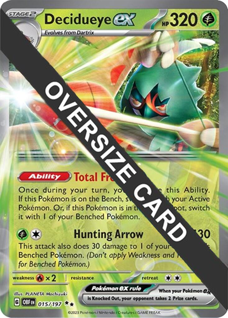 Decidueye ex (015/197) (Jumbo Card) [Miscellaneous Cards] - Pokémon - Card Brawlers | Quebec | Canada |