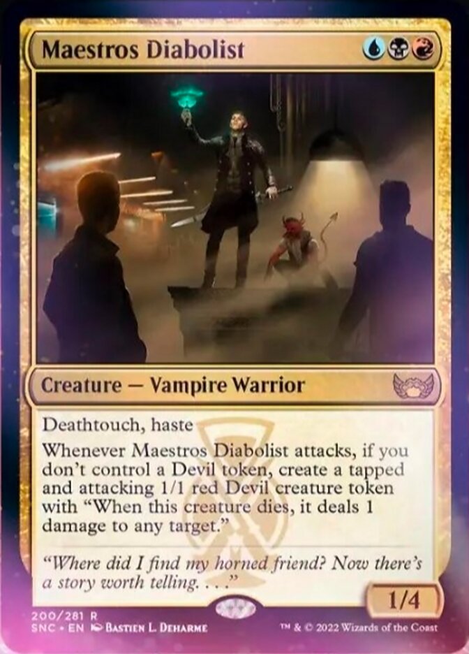 Maestros Diabolist [Streets of New Capenna] - Magic: The Gathering - Card Brawlers | Quebec | Canada |