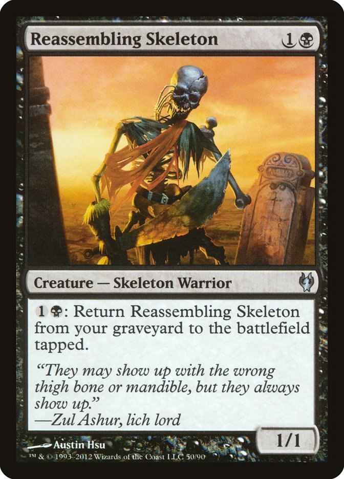 Reassembling Skeleton [Duel Decks: Izzet vs. Golgari] - Magic: The Gathering - Card Brawlers | Quebec | Canada |