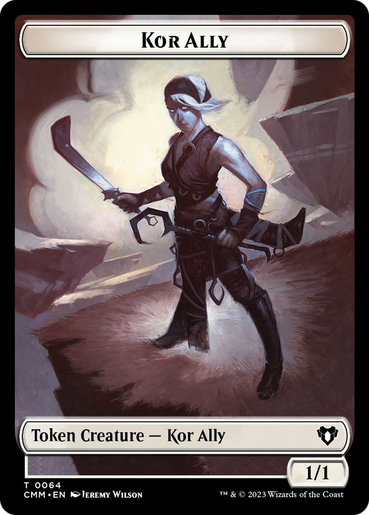Wall // Kor Ally Double-Sided Token [Commander Masters Tokens] - Magic: The Gathering - Card Brawlers | Quebec | Canada |