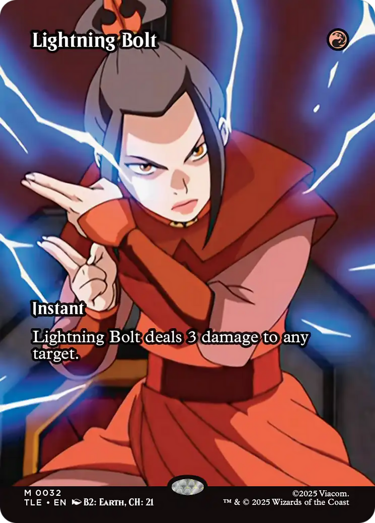 Lightning Bolt (Borderless) [Avatar: The Last Airbender: Eternal-Legal] - Magic: The Gathering - Card Brawlers | Quebec | Canada |