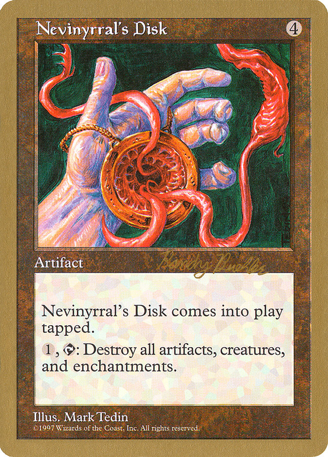 Nevinyrral's Disk (Randy Buehler) [World Championship Decks 1998] - Magic: The Gathering - Card Brawlers | Quebec | Canada |