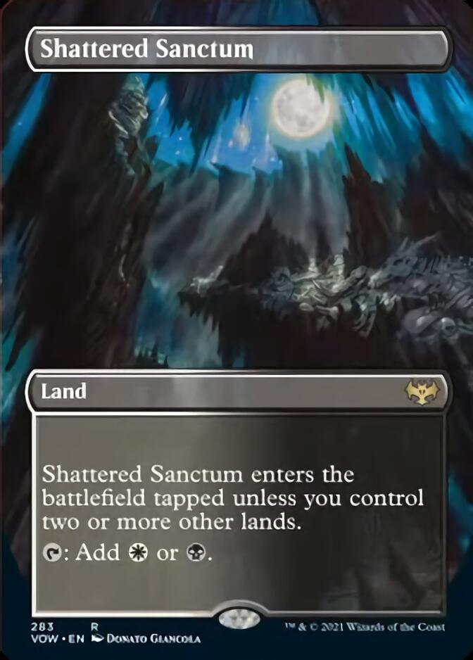 Shattered Sanctum (Borderless Alternate Art) [Innistrad: Crimson Vow] - Magic: The Gathering - Card Brawlers | Quebec | Canada |