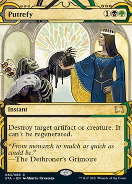 Putrefy (Foil Etched) [Strixhaven: School of Mages Mystical Archive] - Magic: The Gathering - Card Brawlers | Quebec | Canada |