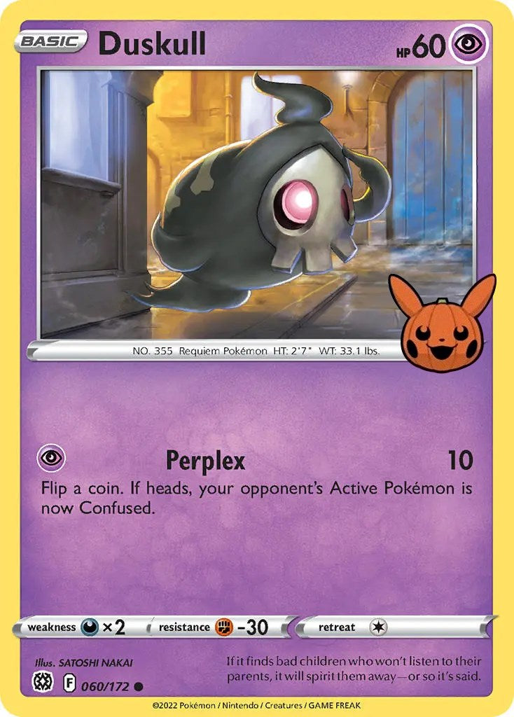 Duskull (060/172) [Trick or Trade] - Pokémon - Card Brawlers | Quebec | Canada |