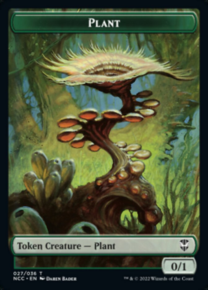 Plant // Beast Double-Sided Token [Streets of New Capenna Commander Tokens] - Magic: The Gathering - Card Brawlers | Quebec | Canada |
