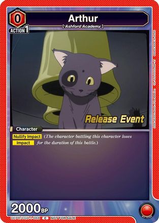Arthur (UEPR/CGH-1-068) - UE04BT CODE GEASS Lelouch of the Rebellion Release Event Cards - UE04BT: CODE GEASS: Lelouch of the Rebellion Release Event Cards - Card Brawlers | Quebec | Canada |