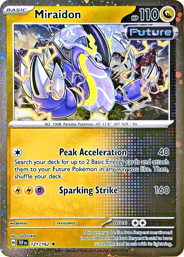 Miraidon (121/162) (Cosmos Holo) [Miscellaneous Cards] - Pokémon - Card Brawlers | Quebec | Canada |
