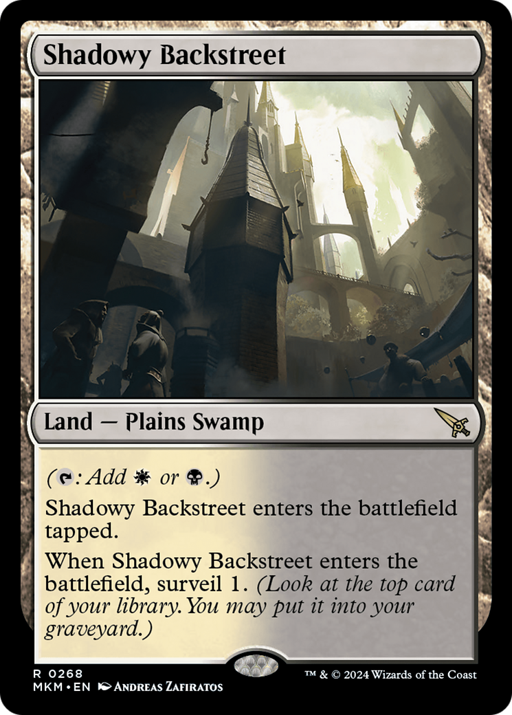 Shadowy Backstreet [Murders at Karlov Manor] - Magic: The Gathering - Card Brawlers | Quebec | Canada |