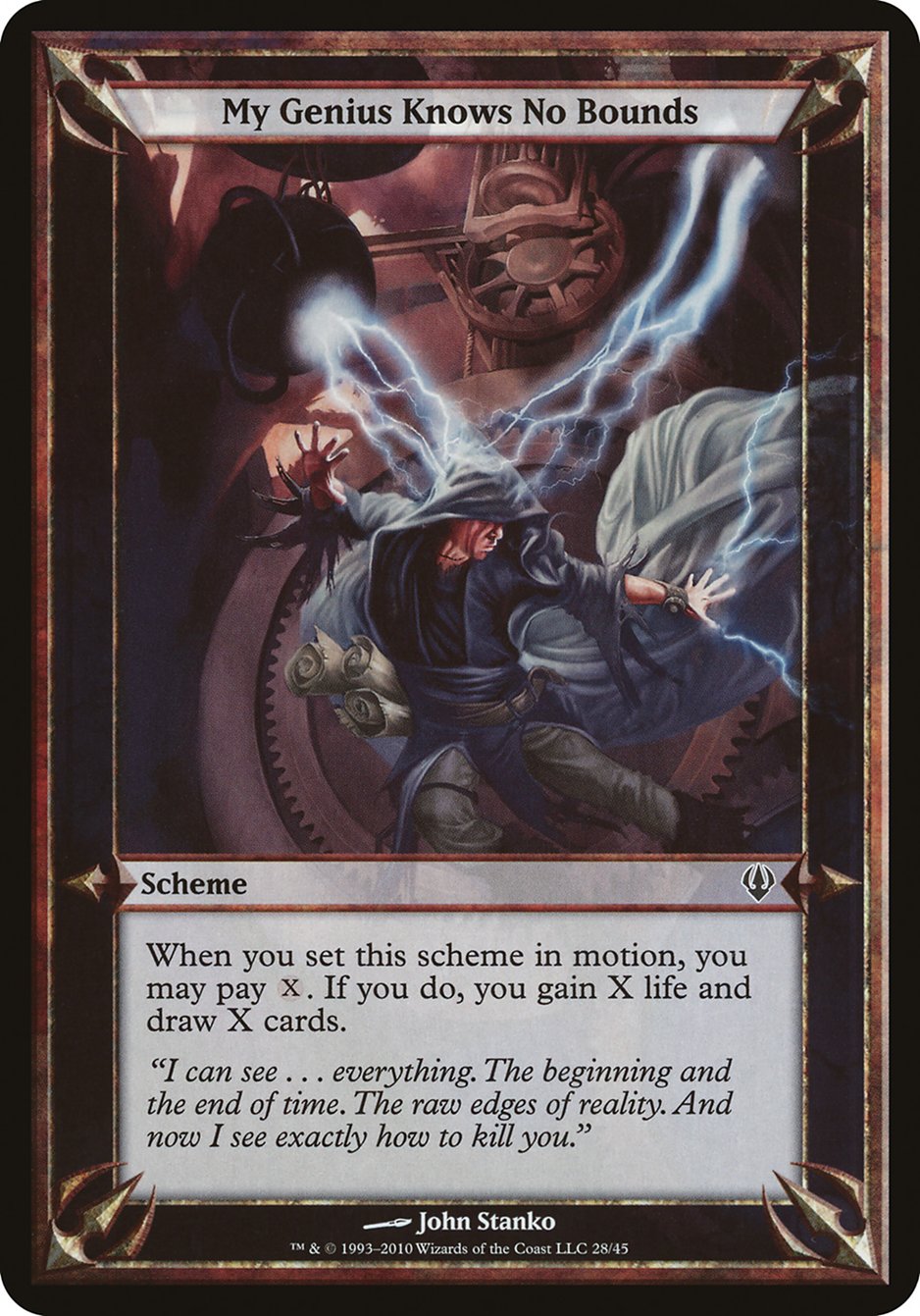 My Genius Knows No Bounds (Schemes) [Archenemy Schemes] - Magic: The Gathering - Card Brawlers | Quebec | Canada |