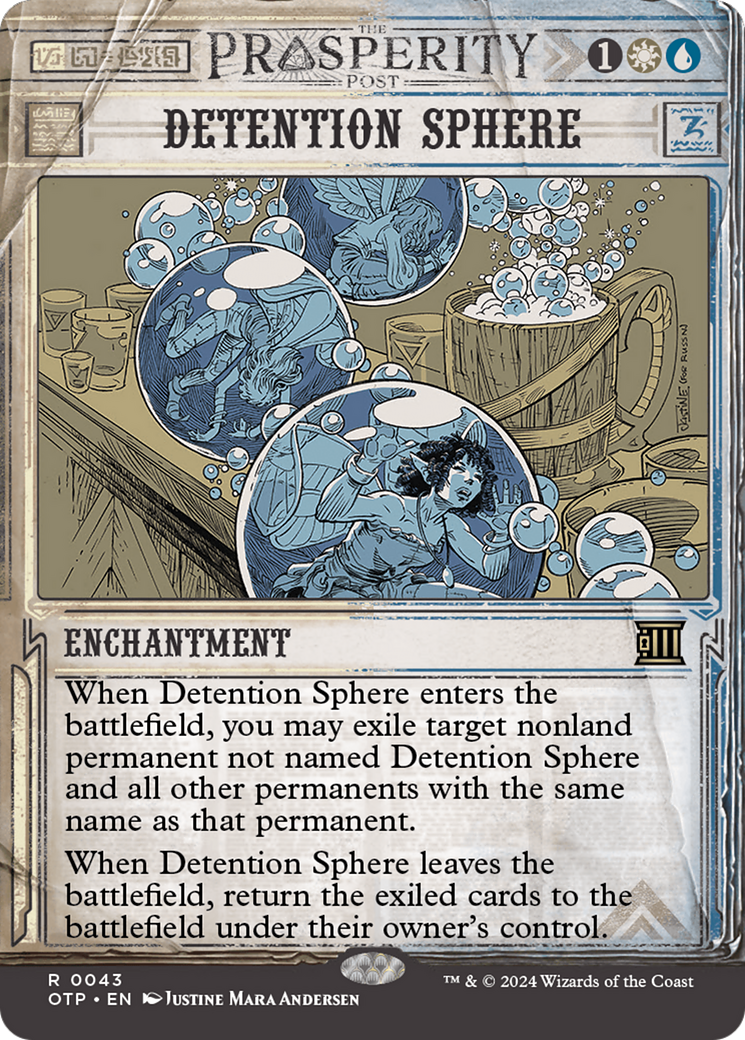 Detention Sphere [Outlaws of Thunder Junction: Breaking News] - Magic: The Gathering - Card Brawlers | Quebec | Canada |