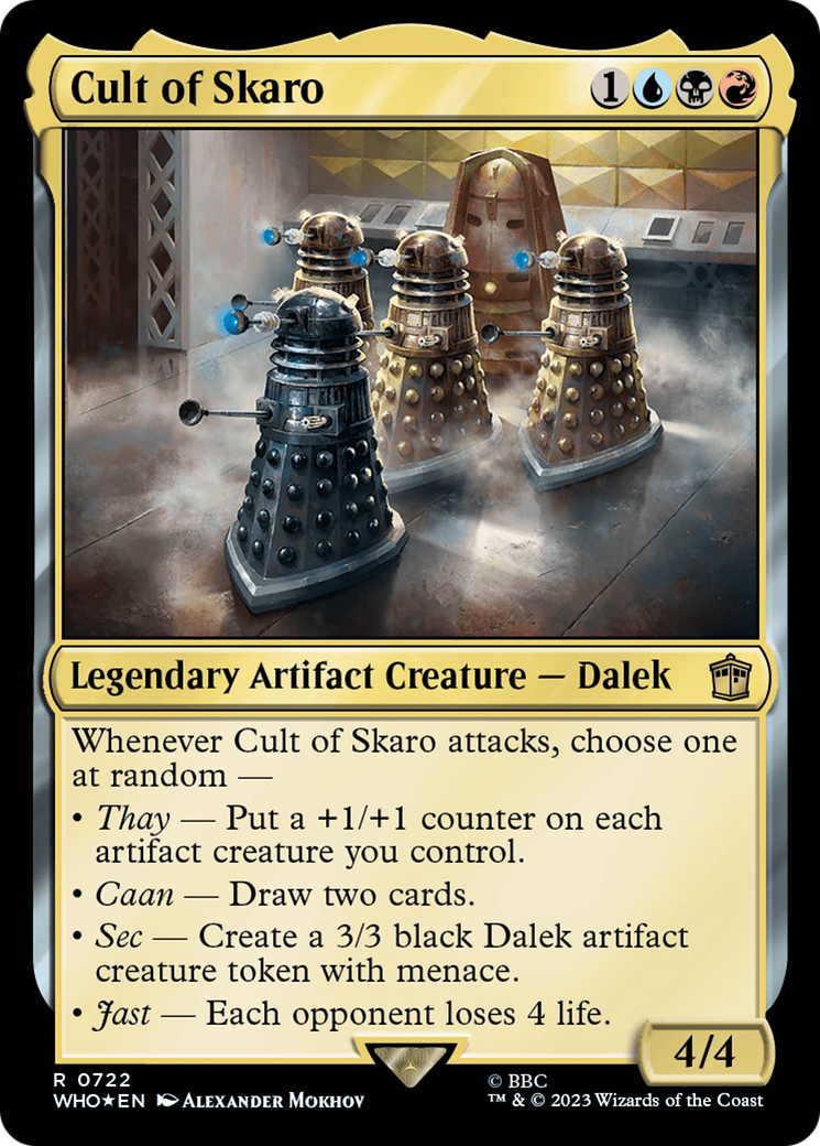 Cult of Skaro (Surge Foil) [Doctor Who] - Magic: The Gathering - Card Brawlers | Quebec | Canada |