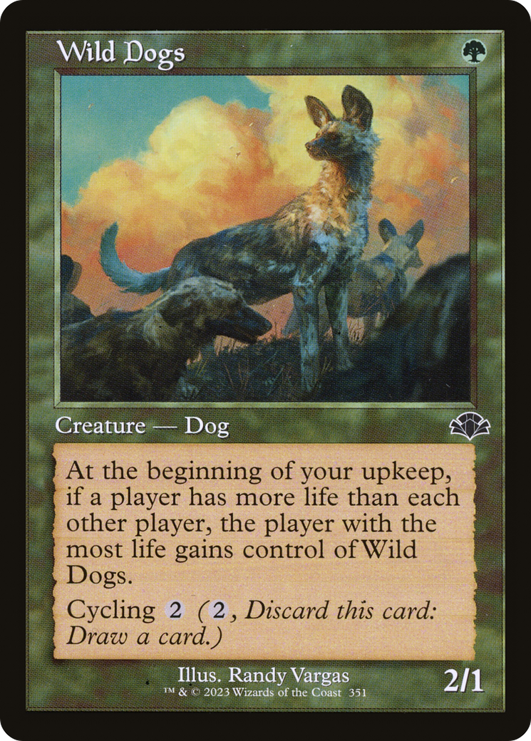 Wild Dogs (Retro) [Dominaria Remastered] - Magic: The Gathering - Card Brawlers | Quebec | Canada |