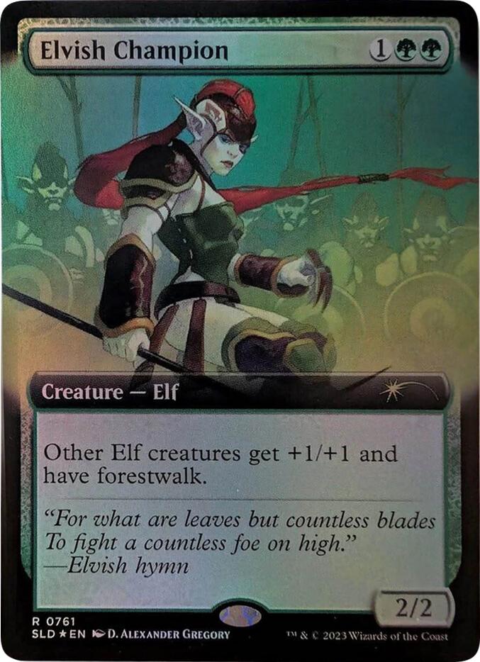 Elvish Champion (Extended Art) [Secret Lair Drop Series] - Magic: The Gathering - Card Brawlers | Quebec | Canada |