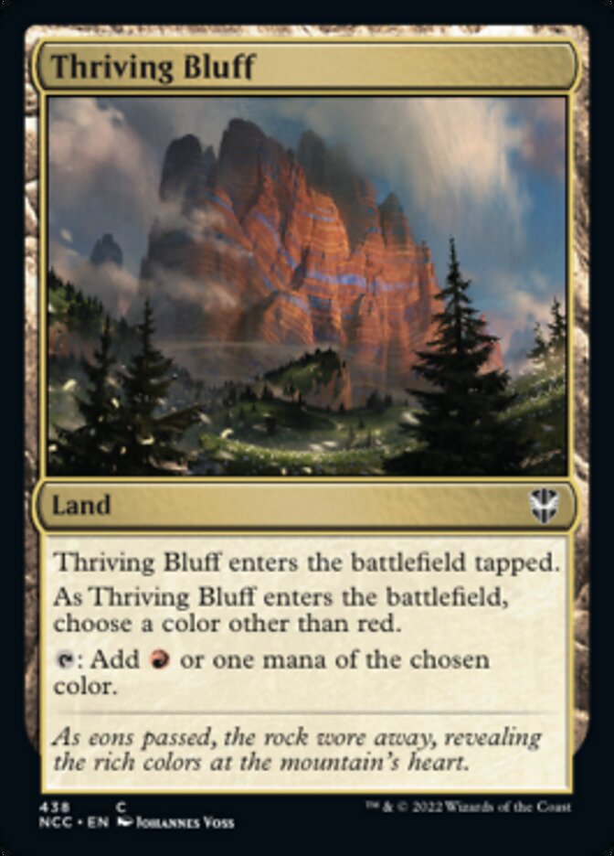 Thriving Bluff [Streets of New Capenna Commander] - Magic: The Gathering - Card Brawlers | Quebec | Canada |