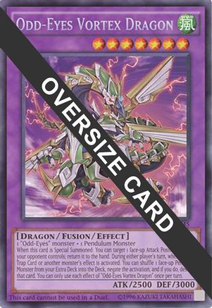 Odd-Eyes Vortex Dragon (Oversized) [DOCS-EN045] Promo - Yu-Gi-Oh! - Card Brawlers | Quebec | Canada |