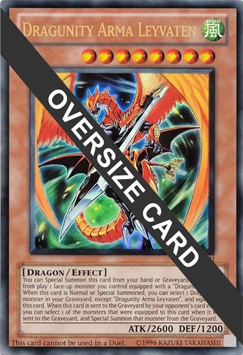Dragunity Arma Leyvaten (Oversized) [SDDL-EN001] Promo - Yu-Gi-Oh! - Card Brawlers | Quebec | Canada |