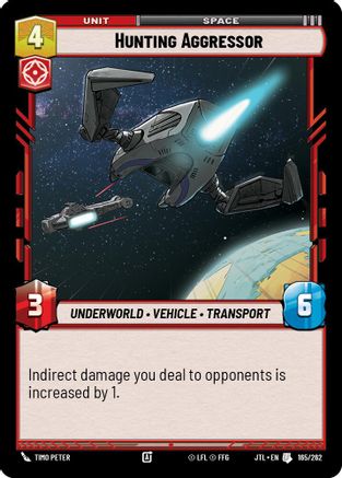 Hunting Aggressor (165/262) (165/257) [Jump to Lightspeed] - Fantasy Flight Games - Card Brawlers | Quebec | Canada |