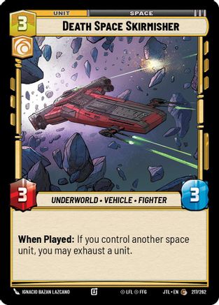 Death Space Skirmisher (217/262) (217/257) [Jump to Lightspeed] - Fantasy Flight Games - Card Brawlers | Quebec | Canada |