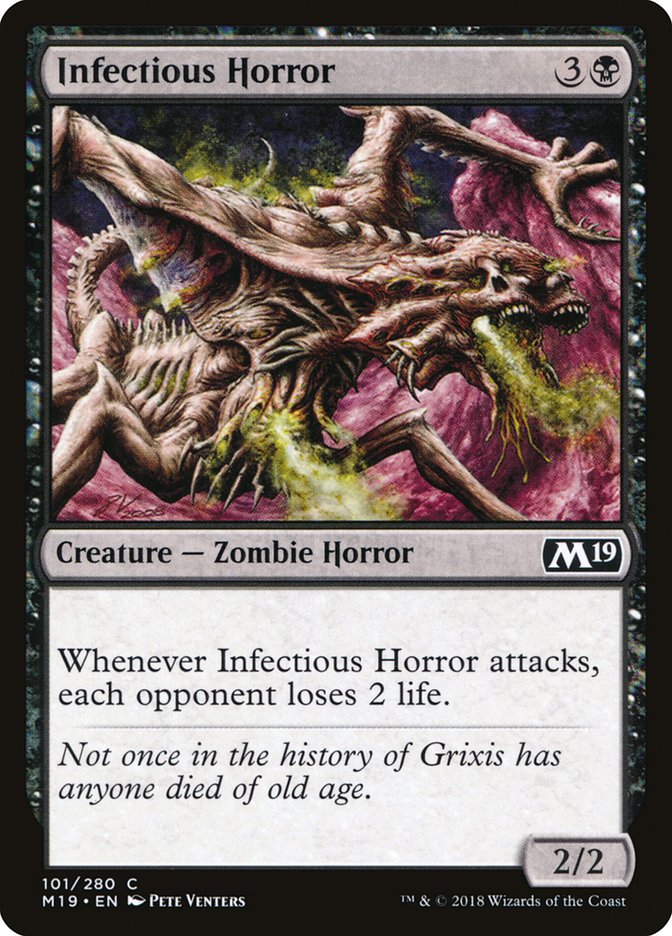 Infectious Horror [Core Set 2019] - Magic: The Gathering - Card Brawlers | Quebec | Canada |