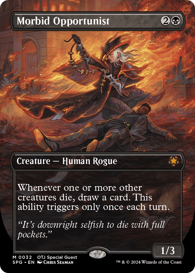 Morbid Opportunist (Borderless) [Outlaws of Thunder Junction Special Guests] - Magic: The Gathering - Card Brawlers | Quebec | Canada |