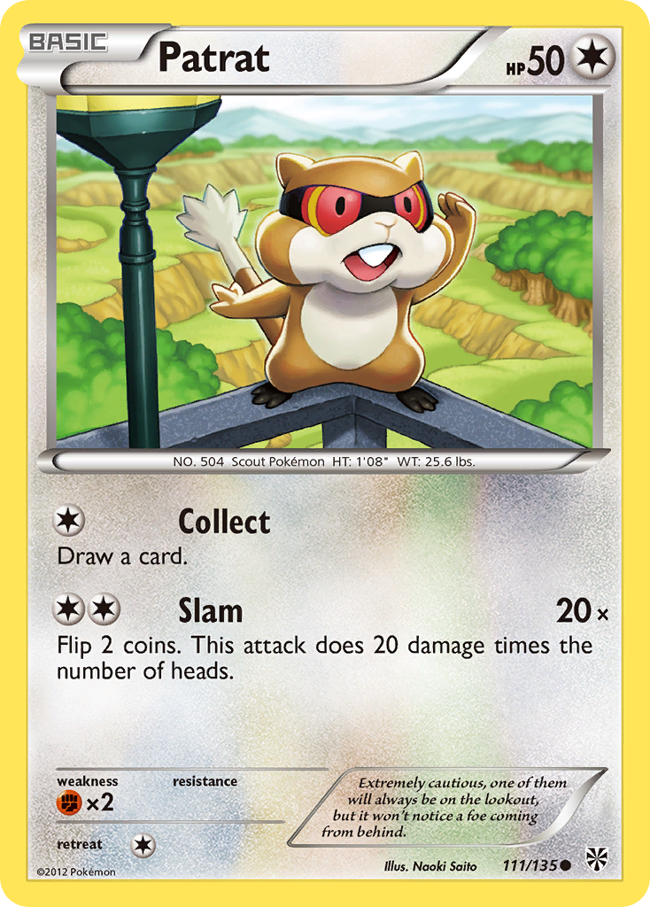 Patrat (111/135) [Black & White: Plasma Storm] - Pokémon - Card Brawlers | Quebec | Canada |